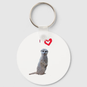 I love Meerkats Keychain