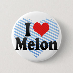 I Love Melon 2 Inch Round Button