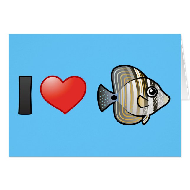I Love Mer Rouge Sailfin Tang (Devant horizontal)