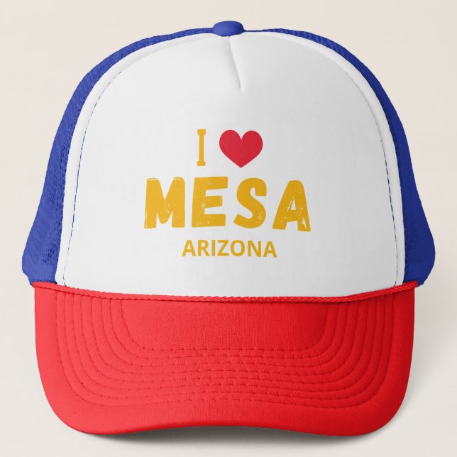 i love Mesa, Arizona Trucker Hat (Front)