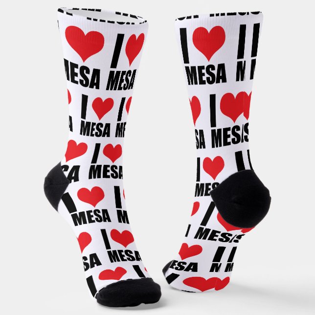I love Mesa Socks (Angled)