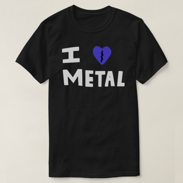 I Love Metal (Elliott Smith) Classic T-Shirt (Design Front)