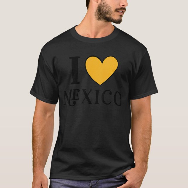 I Love Mexico 9 T-Shirt (Front)
