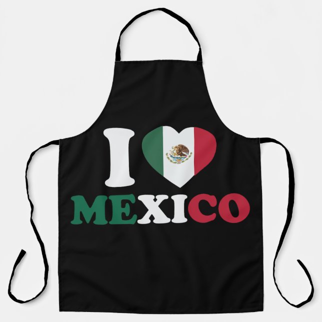 I love Mexico Apron (Front)