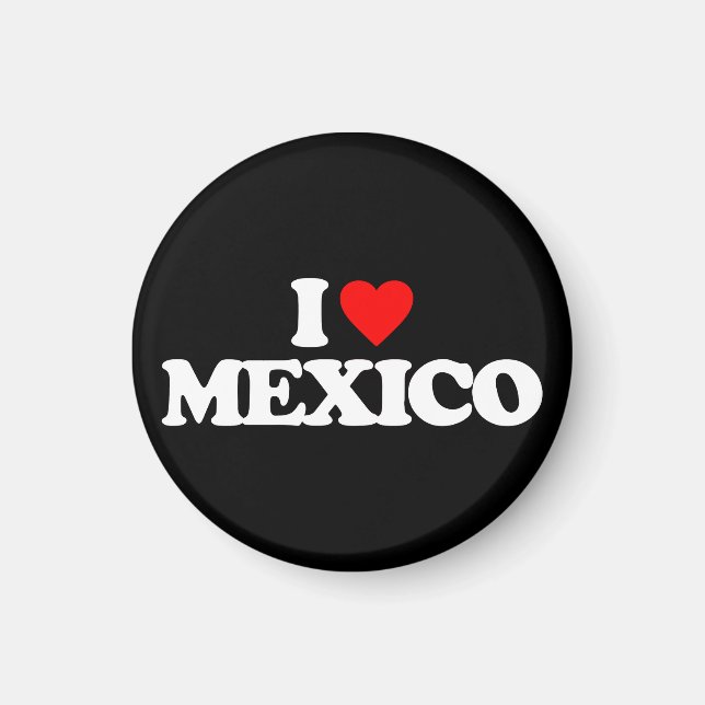 I LOVE MEXICO MAGNET (Front)