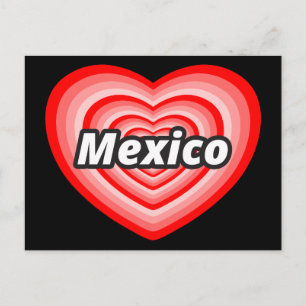 I love Mexico Postcard