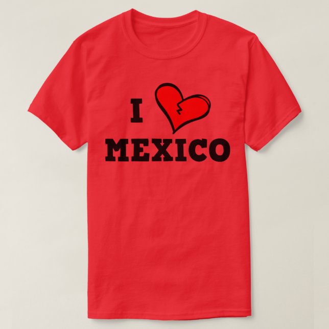 I love Mexico T-Shirt (Design Front)