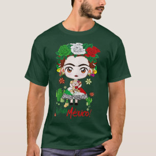 I Love Mexico Viva Mexico Mexican frida shirt  1 