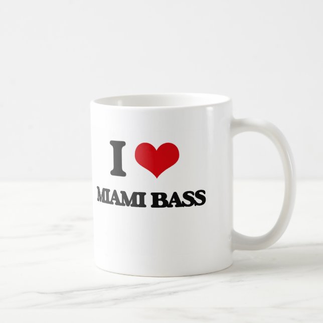I Love MIAMI BASS Coffee Mug (Right)