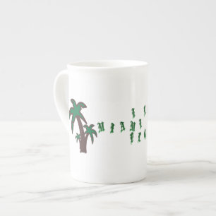 I Love Miami Gardens Florida Bone China Mug