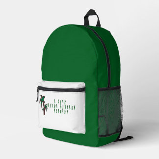 I Love Miami Gardens Florida Printed Backpack