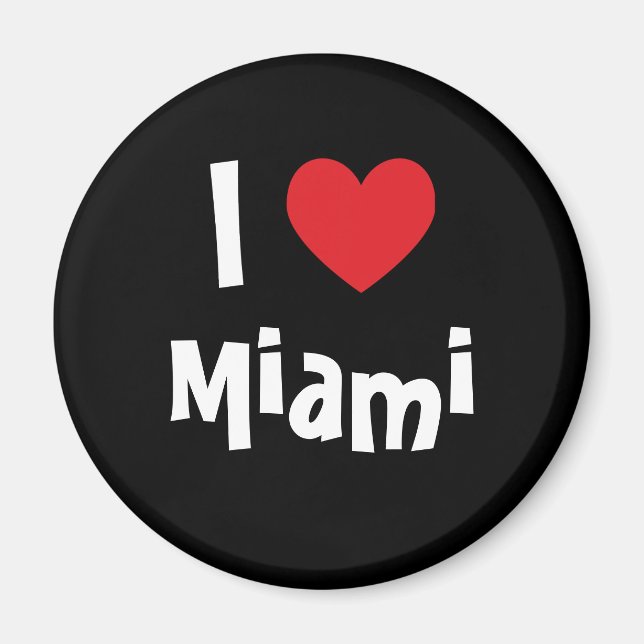 I Love Miami Magnet (Front)