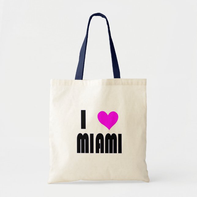 I Love Miami Tote Bag (Front)