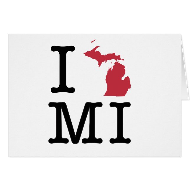 I Love Michigan (Front Horizontal)