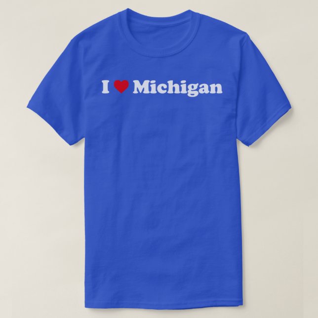 I love Michigan (2) T-Shirt (Design Front)