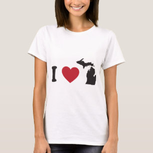 I Love Michigan T-Shirt