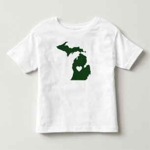 I Love Michigan Toddler T-shirt