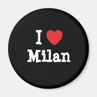 I love Milan heart custom personalized