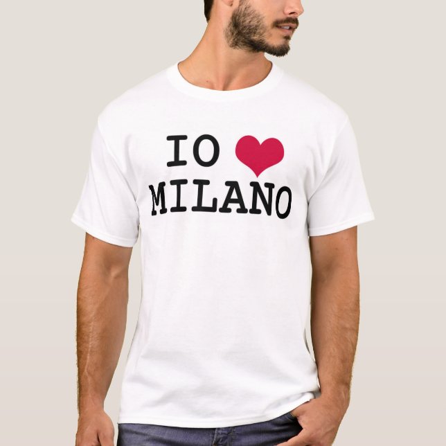 I Love Milan T-Shirt (Front)