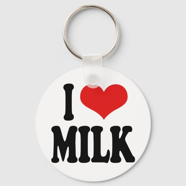 I Love Milk Keychain (Front)