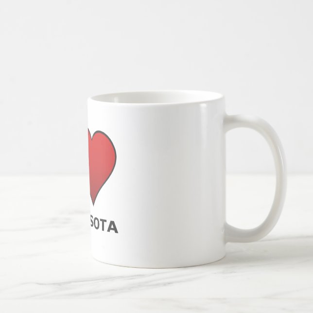 I LOVE MINNESOTA COFFEE MUG (Right)