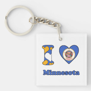 I love Minnesota Keychain