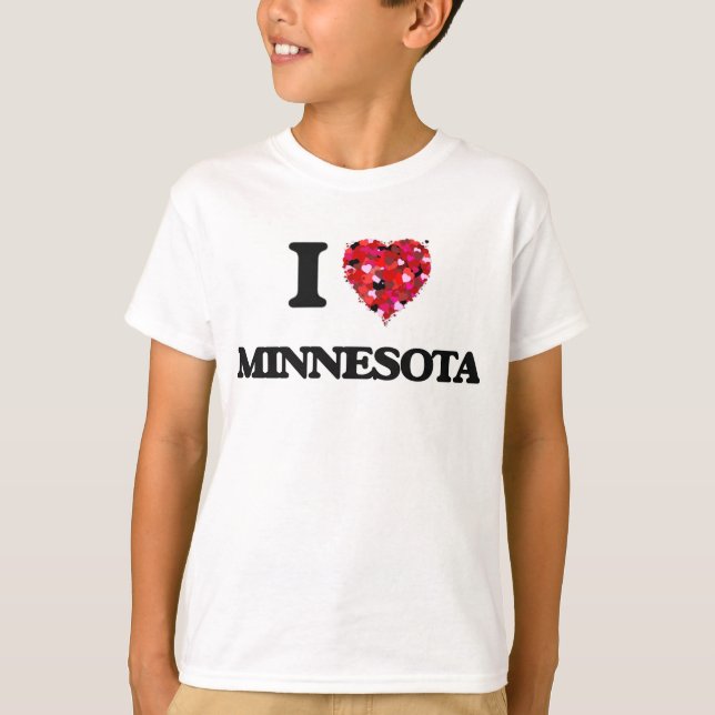 I Love Minnesota T-Shirt (Front)