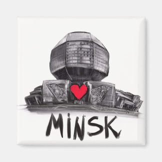 I love Minsk Magnet