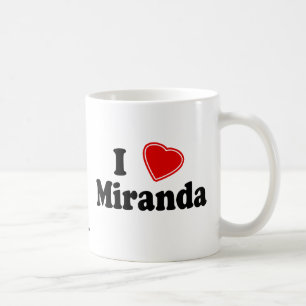 I Love Miranda Coffee Mug