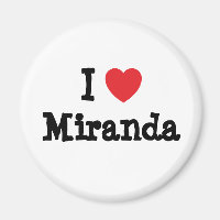 I love Miranda heart T-Shirt