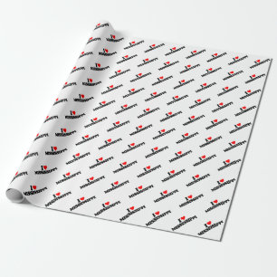 I LOVE MISSISSIPPI WRAPPING PAPER