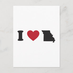 I love Missouri Postcard