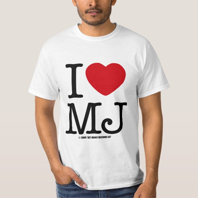 I LOVE MJ T-Shirt (Front)