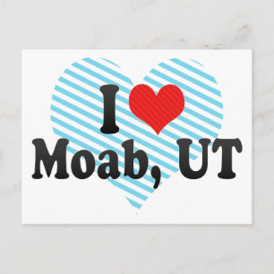 I Love Moab, UT Postcard