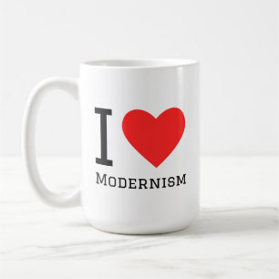 I love modernism coffee mug