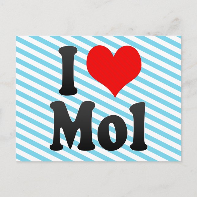 I Love Mol, Belgium Postcard (Front)