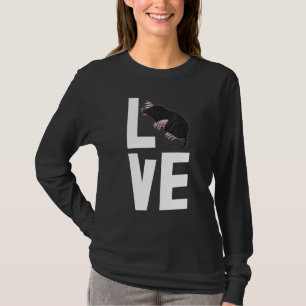 I Love Moles Day Women Cute Little Mole Love 1 T-Shirt