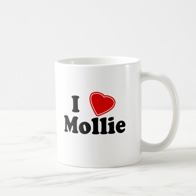I Love Mollie Coffee Mug (Right)
