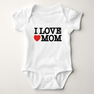 I love mom baby bodysuit