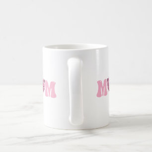 I Love Mom Butterfly Pink Coffee Mug