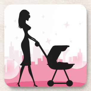 i love mom coaster