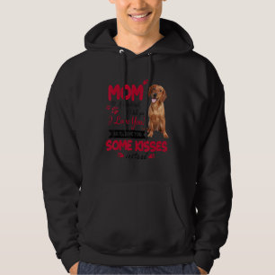 I Love Mom Dacshund Dog Mom Wiener Dog Mother Day  Hoodie