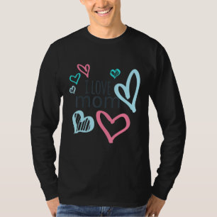 I Love Mom Essential Heart T-Shirt