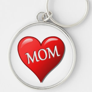 I LOVE MOM KEYCHAIN