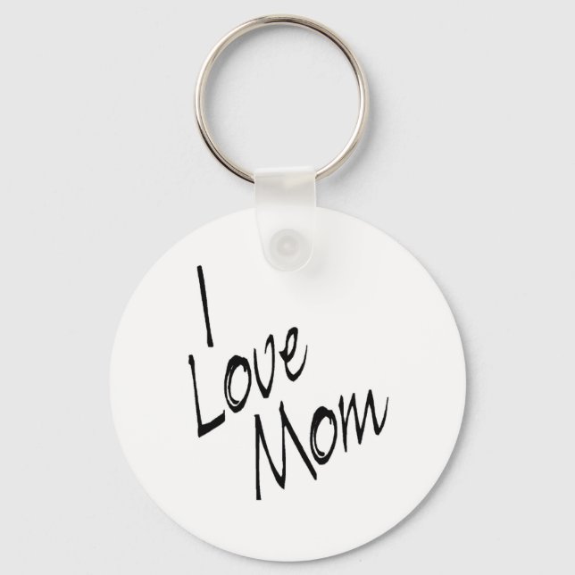 I love mom keychain (Front)