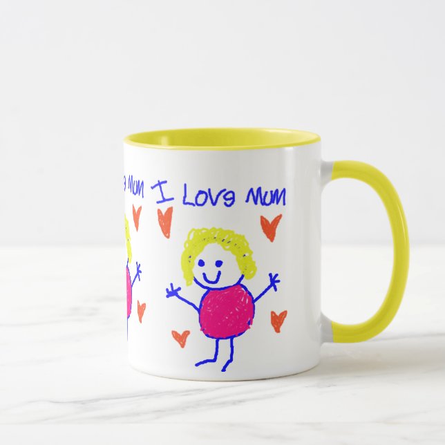 I Love Mom Mug (Right)