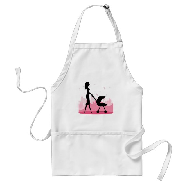 i love mom standard apron (Front)