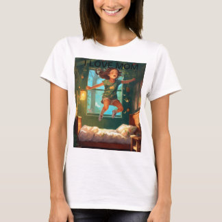 'I Love Mom' T-Shirt" T-Shirt