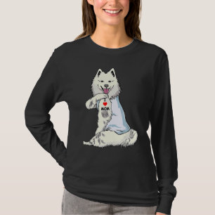 I Love Mom Tattoo American Eskimo Mother's Day T-Shirt