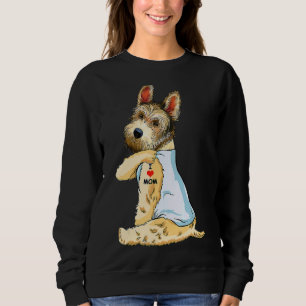 I Love Mom Tattoo Berger Picard Mom Mother's Day Sweatshirt